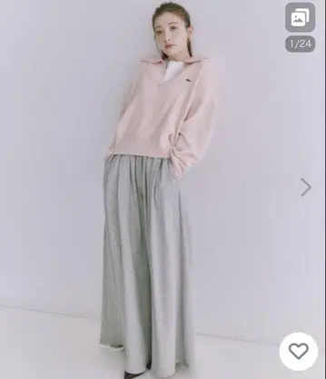 [ 미사용 새상품 ] 스나이델 맨투맨 턱 와이드 팬츠 snidel