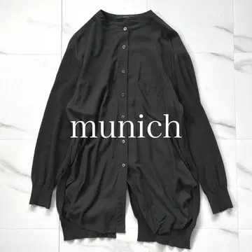 하자품 munich 이소재 믹스 긴팔 모드 가을/겨울 상의
