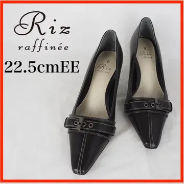 O5740*RIZ raffinee*펌프스*22.5cmEE*블랙
