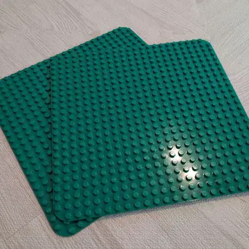 LEGO DUplo 그린 플레이트 2장 세트