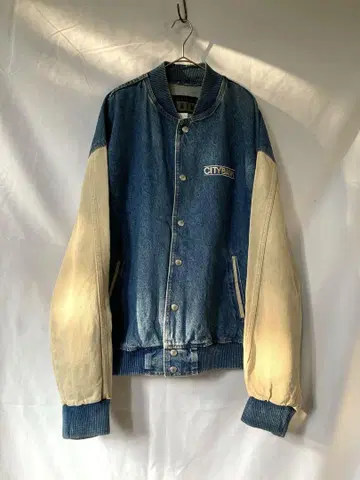 90s 빈티지 데님 자켓 블루종 기업계 90년대