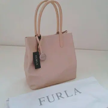 [새상품] FURLA 훌라 샴페인 베이지 가죽 미니 토트백
