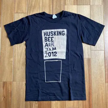 HUSKING BEE AIR JAM 2012 티셔츠 S 사이즈 블랙