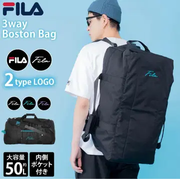FILA 휠라 3way 보스턴 백 백팩 블랙 x 터콰이즈
