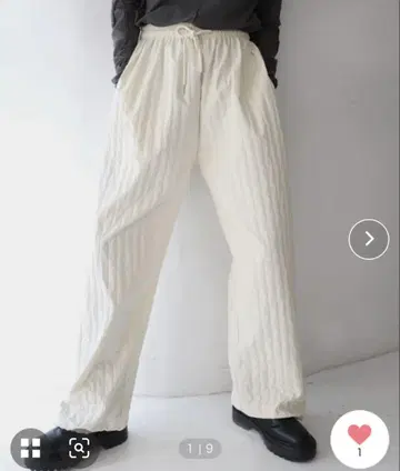 hellam 헤람 나일론 스트라이프 트랙 팬츠 화이트 hellam