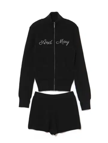 Letter mary logo set up Black