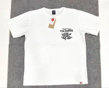 STUDIO D'ARTISAN USA 코튼 프린트T셔츠 화이트