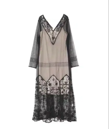 질스튜어트 튤 자수 원피스