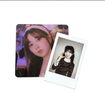 NiziU 미이히 팝업 카페 폴라로이드풍 트레이딩 카드 코스터