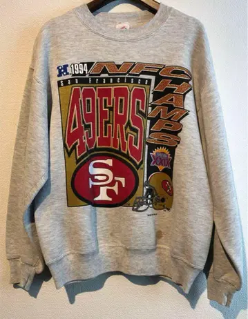 A00693 저지스 49ers NFC 1994년 맨투맨 그레이