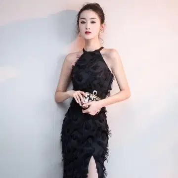 롱 드레스 파티 매혹적인 머메이드 라인