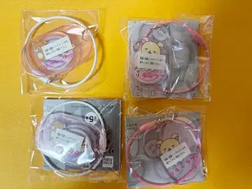 리락쿠마 고양이 온천 클리어 참 4개 세트