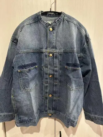 IENA 리메이크 루즈 데님 블루종