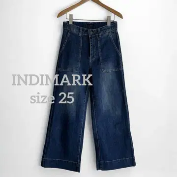 1464 INDIMARK 인디고 스트레치 와이드 데님 25