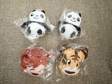 팬더 팬더 인형 배지 4개 세트