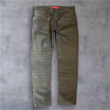 HUGO BOSS 스페셜 룩 블랙 바이커 팬츠 슬림 블랙