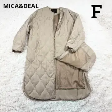 [ 새상품급 ] MICA&DEAL 마이카앤딜 퀼팅 코트 베이지