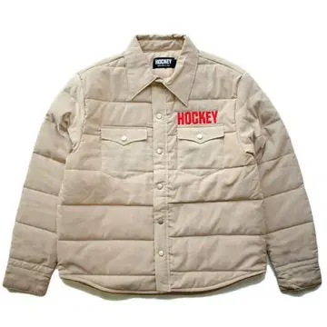 HOCKEY DOWN SNAP SHIRT 베이지 사이즈 L