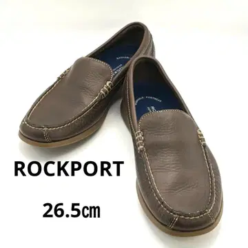 미사용 ROCKPORT [ 26.5cm ] 데크 슈즈 모카신 가죽