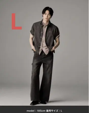 THE CLE FLOW DENIM 그레이 플레어 데님 L 사이즈
