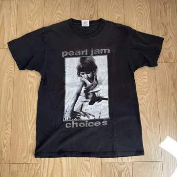 90s Pearl Jam T셔츠 L 빈티지