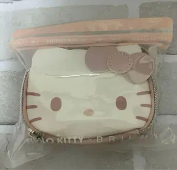 산리오 헬로키티 BRILMY 콜라보 미니 화장품 파우치 핑크