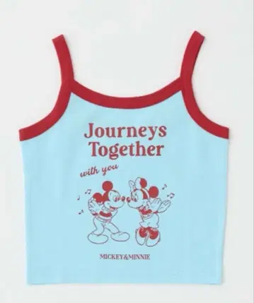 moussy x Disney 미키&미니 탱크탑 T셔츠