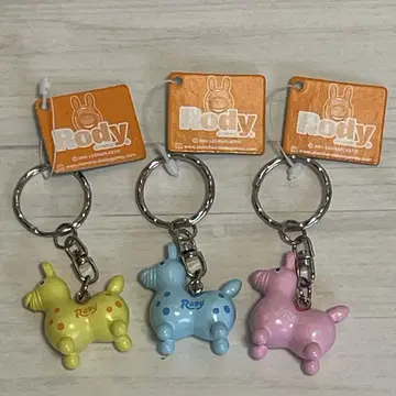 미사용 초레어 2004년제 Rody 로디 키링 3색 세트