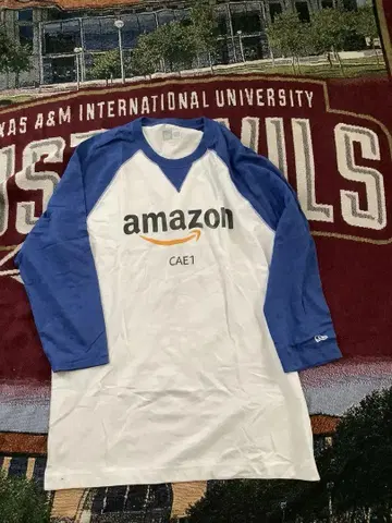 Amazon 래글런 슬리브 T셔츠