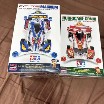 TAMIYA 사이클론 매그넘 3대 & 허리케인 소닉 2대 세트