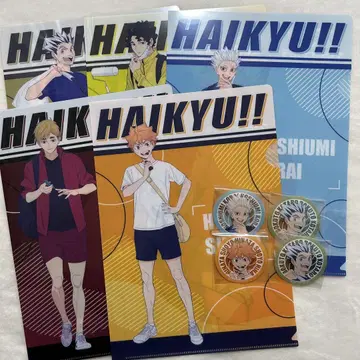 하이큐!! 마츠키요코코라 클리어 파일 클리어 스티커