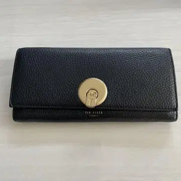 Ted Baker 블랙 가죽 장지갑