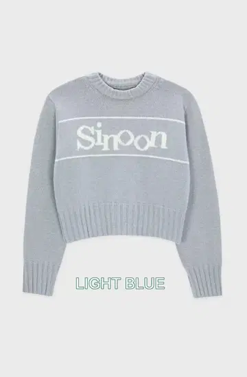 sinoon 니트 라이트 블루