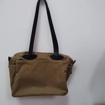 FILSON 캔버스 숄더백 베이지