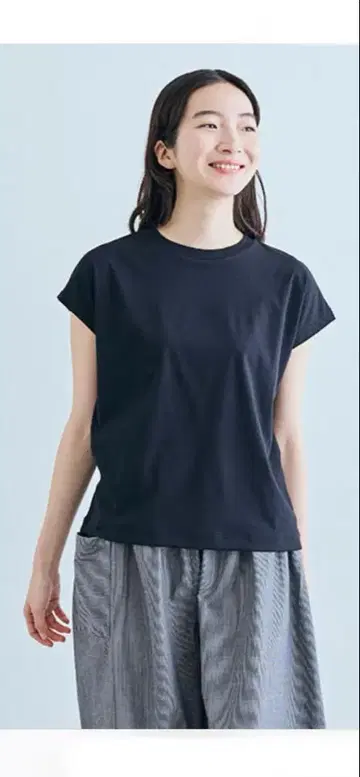 나카가와 마사시치 상점 강연면 풀오버 블랙