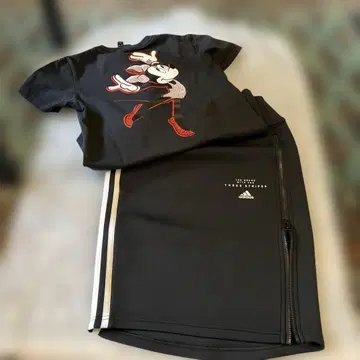 adidas 미키마우스 셔츠&스커트 세트