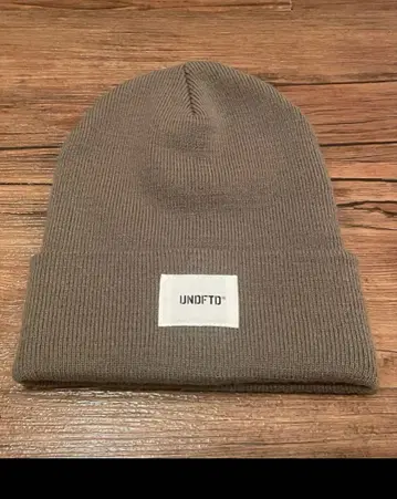 UNDFTD 브라운 니트 모자