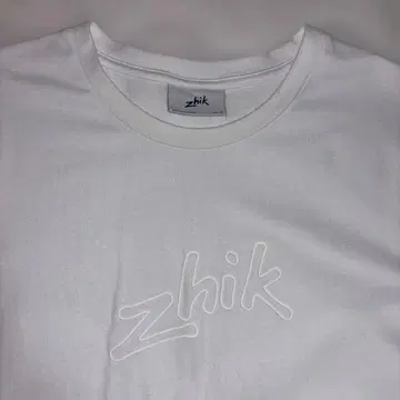 zhik 화이트 T셔츠 로고 M