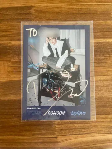 TWS LastBell 도훈 친필 사인