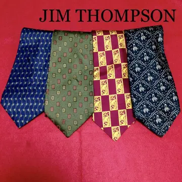 JIM THOMPSON 짐 톰슨 넥타이 묶음 판매 4개