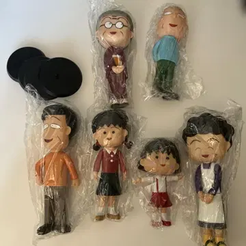 마루코는 아홉살(치비 마루코짱) 당시물 빅 사이즈 피규어 6인 세트 정품