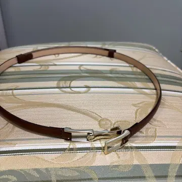 MACKINTOSH 심플 브라운 가죽 벨트
