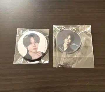 후지마키 쿄스케 가챠 미니 부채 & 미니 캔뱃지