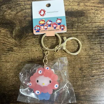 간사이 만박 먁먁 산리오 입체 마스코트 클리어 키티
