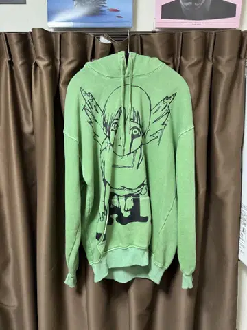 초레어 Problem6oy x SKOOT APPAREL 프린트 후드티