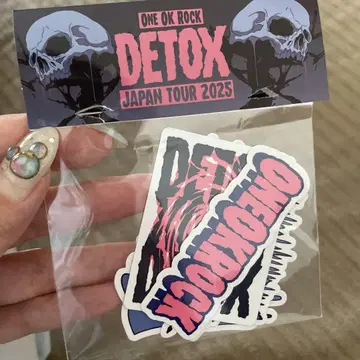 원오크 ONE OK ROCK 2025 DETOX JAPAN 스티커