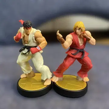 류와 켄 amiibo 스매시브라더스