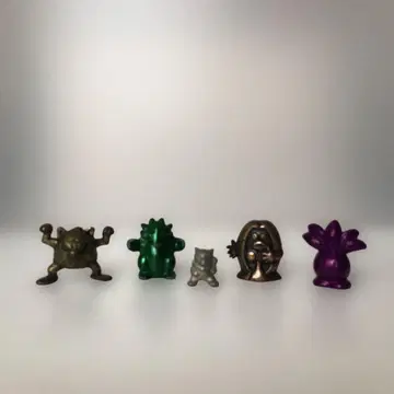 [초기] 포켓몬 메탈 피규어 5체 세트 레트로