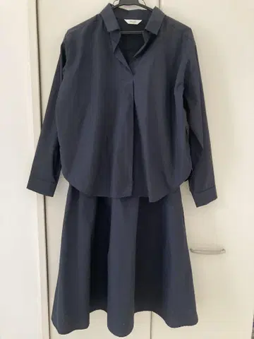 네이비 긴팔 셋업