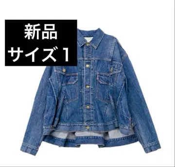 Levi's x sacai 여성 데님 재킷